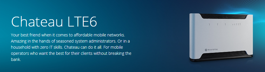 Нові пристрої Chateau LTE та приклади їх застосування
