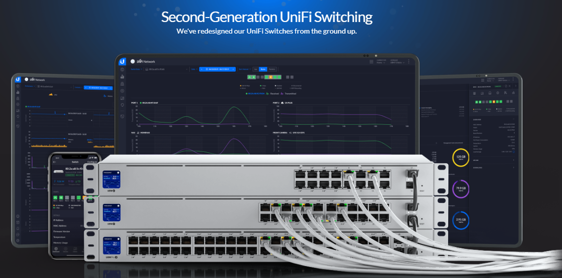 Особливості комутаторів другого покоління UniFi Switch 2nd Gen від Ubiquiti 