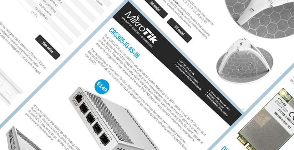 Новинки Mikrotik ноябрь 2018!