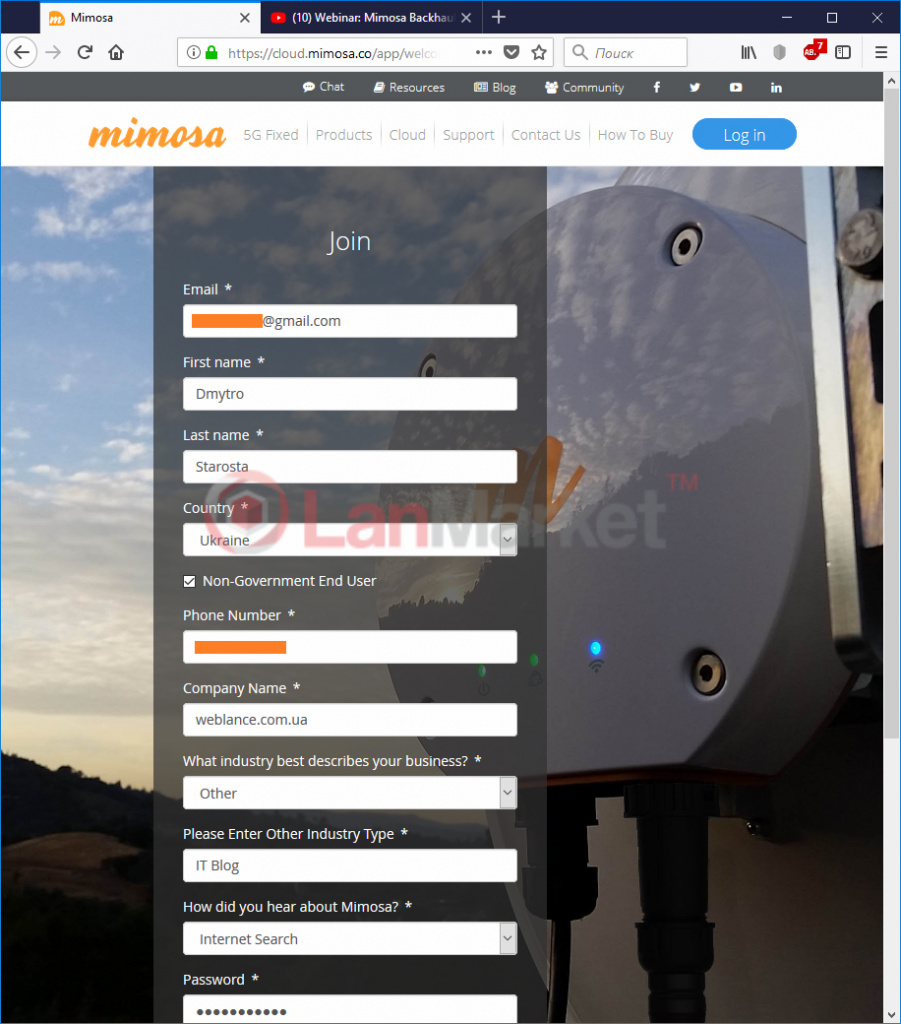 mimosa B5-lite mimosa B5-lite