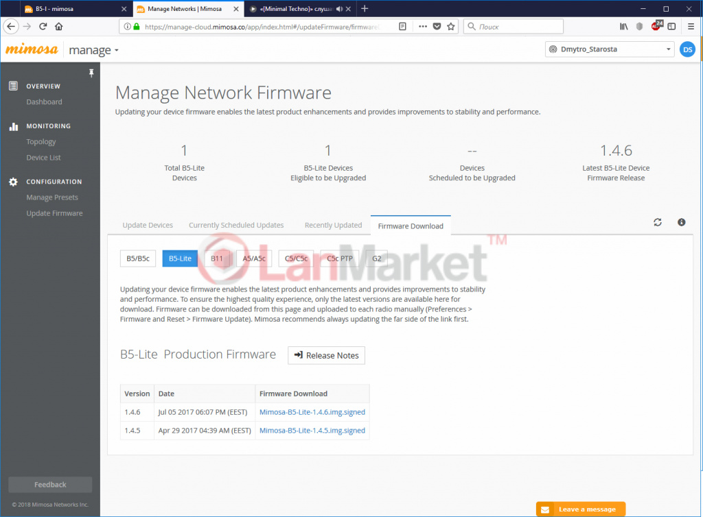 mimosa B5-lite mimosa B5-lite