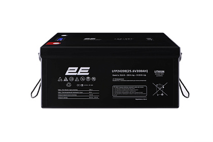 Аккумуляторная батарея 2E LFP24, 24V, 200Ah, LCD 8S