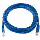 Патч-корд литий, CCA, UTP, RJ45, Cat.5e, 1m, синій Q1000 