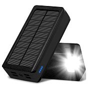 Powerbank PSOOO PS-400-5 50000mAh, DC:5V / 2.1A, 4*USB, LED, Black