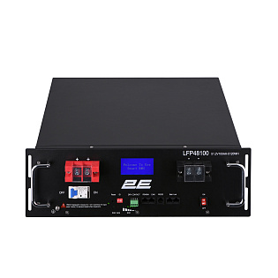 Аккумуляторная батарея 2E LFP48, 48V, 100Ah, 19″ Touch-LCD 16S