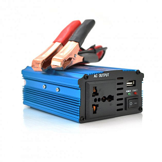 Инвертор напряжения Voltronic, 500ВА(300Вт), 12 / 220V, approximated, 1 универсальная розетка, кроко