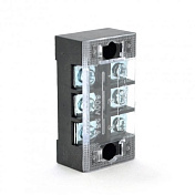Клеммная колодка 3-разрядная TB-2503 25A / 600V, сечение провода 0,5-2,5мм2, 50 шт в упаковке, цена 