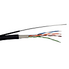 Кабель вита пара CAT.5E UTP Copper 4Px2x0.51 PVC+PE Outdoor з дротом, 305 м, зовнішній