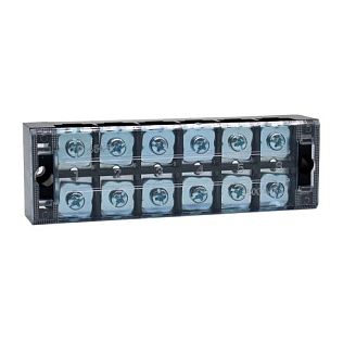 Клеммная колодка 6-разрядная TB-4506 45A / 600V, сечение провода 0,5-4,0 мм2, 20 шт в упаковке, цена