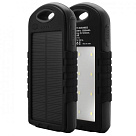 Power bank 12000 mAh Solar, (5V / 200mA), 2xUSB, 5V / 1A / 2,1A, USB <-> microUSB
