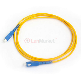 Патч-корд внутренний SC/UPC-SC/UPC, SM, LSZH, G.657A1, 2,8мм, 1 м