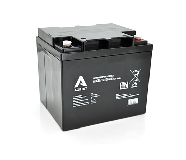 Аккумулятор Super GEL ASGEL-12400M6, Black Case, 12V 40.0Ah