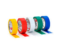 Изолента огнестойкая NINJA 2мм*18мм*5м (MIX COLCOR), temp:0+80&amp;amp;deg;С, 600V, растяж-130%, прочнос