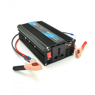 Инвертор напряжения Voltronic, 500ВА(300Вт), 12 / 220V, approximated, 1 универсальная розетка, кроко