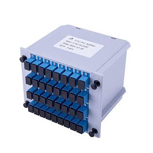 Делитель оптический корпусный 1x32 SC/UPC (DIN)