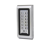 Кодовая клавиатура металлическая со встроенным считывателем Proximity карт (120 х 60 х 20)