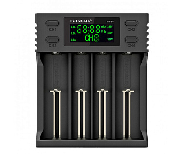ЗУ универсальное Liitokala Lii-S4, 4 канала,LCD дисплей
