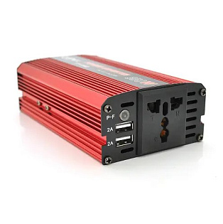 Инвертор напряжения Copex SU350(300Вт), 12 / 220V, approximated, 1 универсальная розетка, крокодиллы
