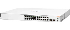 Комутатор HPE Aruba Instant On 1830 24xGE, 1-12p Class4 PoE 195W, 2SFP 1GbE (JL813A)