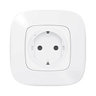Розумна розетка 2К + З (Valena Allure with NETATMO), білий 