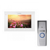 Комплект відеодомофону SQ-07MTHD білий + Панель виклику ML-15HD сіра 