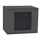 Шафа настінна 9U 600x450 перф. двері, чорний