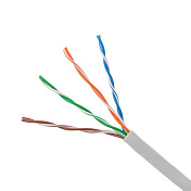 Кабель витая пара Standard UTP 4x2x0.5мм, внутренний, Cat. 5E, CCA, 305м
