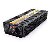 Инвертор напряжения POWERMASTER-1500 (900Вт), 12 / 220V, approximated, 1 универсальная розетка, клем