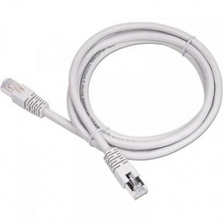Патч-корд литой, UTP, RJ45, Cat.5e, 1m, серый, Cu (медь) Q500