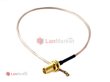 Пігтейл з U.FL на RP-SMA(Male) 0,2м 