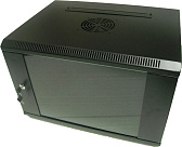 Шафа настінна 18U 600х600 розбірна WMNC66-18U-FLAT-AC-BLACK