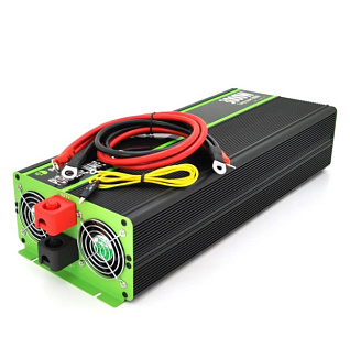 Инвертор напряжения Solinved SLVP-4000, 12V / 220V, 4000W с правильной синусоидой, 2Shuko, 2USB / Ty