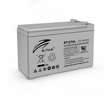 Аккумуляторная батарея AGM RT1270A, 12V