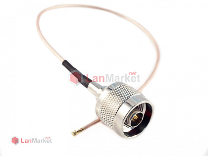 Пигтейл с U.FL на N-type(Male) 0,3м