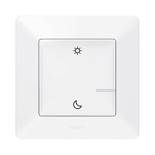 Умный беспроводной сценарный выключатель "День/Ночь" Valena Life with NETATMO, белый