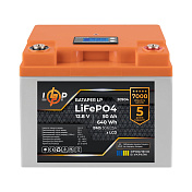 Акумулятор LP LiFePO4 12V (12,8V) - 50 Ah (640Wh) (BMS 50A/25A) для ДБЖ LCD