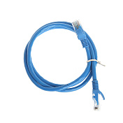 Патч-корд литой, UTP, RJ45, Cat.6, 0.5m, синий, Cu (медь)