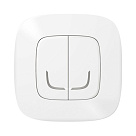 Умный беспроводной выключатель 2-клавишный Valena Allure with NETATMO, белый