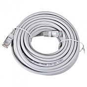 Патч-корд литой, UTP, RJ45, Cat.5e, 5m, серый, Cu (медь) Q200
