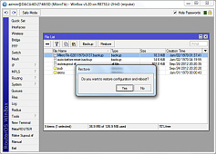 Базовые настройки Mikrotik RouterOS: создание резервной копии конфигурации (BackUp)