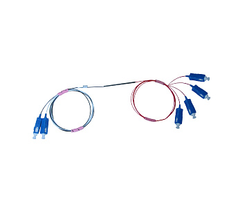 PLC Splitter (Сплиттер) 2x4, SC/UPC, 900 um, G657A