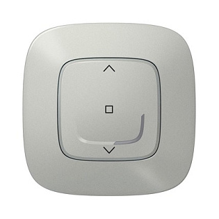 Умный выключатель жалюзи 2А 230В Valena Allure with NETATMO, алюминий
