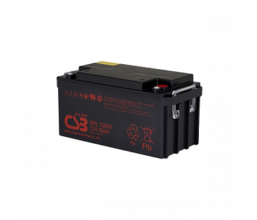 Аккумуляторная батарея GPL12650 12V 65Ah 