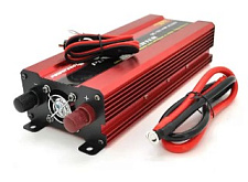 Інвертор напруги NVN-2500 (1500Вт)+LCD, 12/220V, approximated, 1 універсальна розетка, клеми