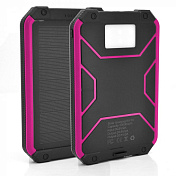 Power bank 30000 mAh Solar, (5V / 200mA), 2xUSB, 5V / 1A / 2,1A, USB <-> microUSB