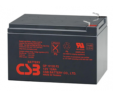 Аккумуляторная батарея GP12120F2 12V 12Ah 