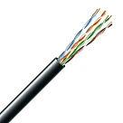 Кабель вита пара Cat.5e U/UTP 4x2x0.46, PE, зовнішній, 305 м