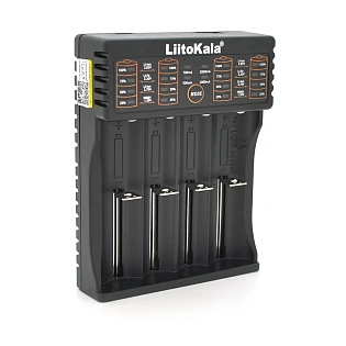 ЗУ универсальное Liitokala lii-402, 4 канала,LCD дисплей