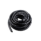 Спиральный кабельный организатор, диаметр 30mm, длина 1.5m, Black