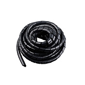 Спиральный кабельный организатор, диаметр 30mm, длина 1.5m, Black
